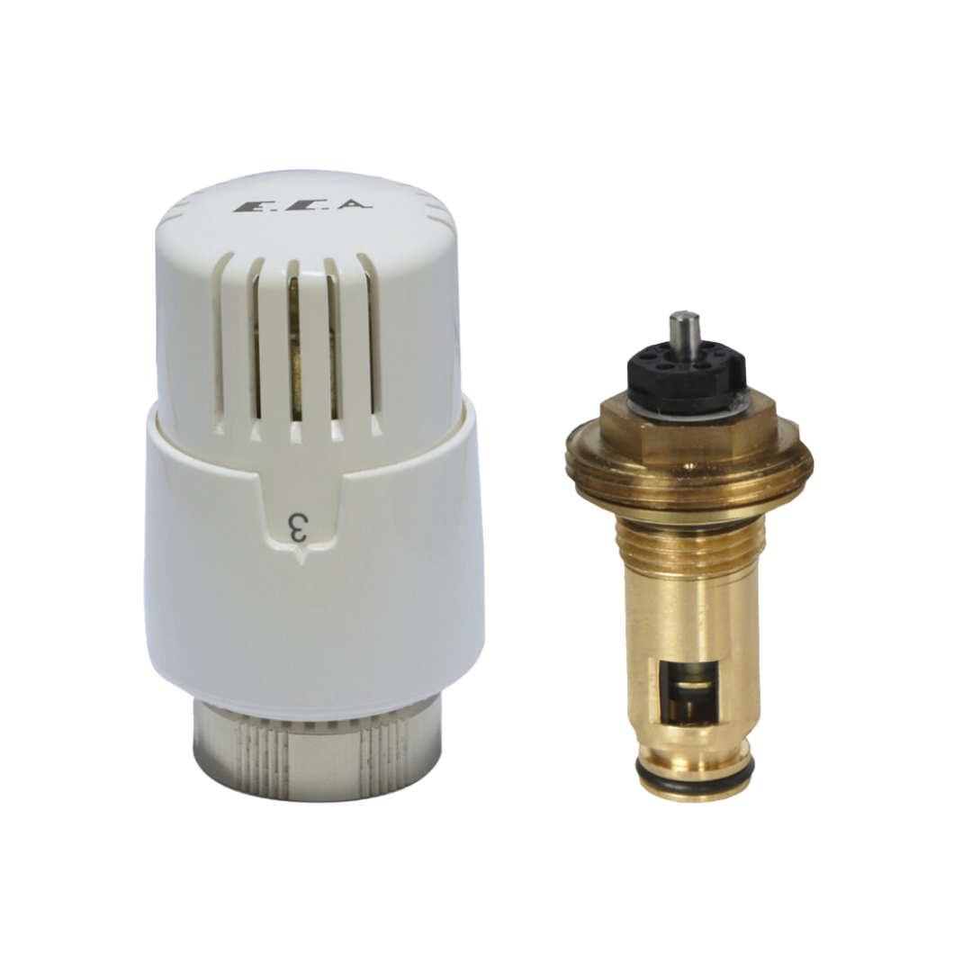 ECA TRV4 TERMOSTATİK KOMPAKT RADYATÖR VANASI-Uzun Çekirdek -44 MM-602120796