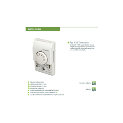 SMALLART TR-110 M MEKANİK FAN COİL TERMOSTATI