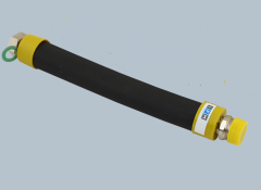 1/2''-1/2'' İZOLELİ (Örgüsüz) FAN COİL BAĞLANTI HORTUMU -Nipel x Rekor Bağlantılı -50 cm