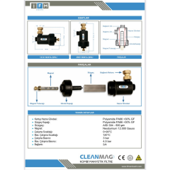 CLEANMAG KOMBİ MANYETİK FİLTRE- 3/4'' (DN20)