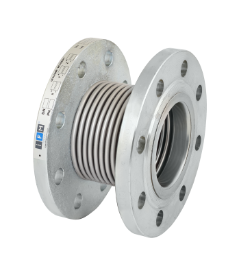 DN40 Döner Flanşlı Laynersiz Metal Kompansatör (30 Mm Genleşme)