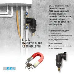 E.C.A. MANYETİK FİLTRE-2602499987- 1'' (DN25)