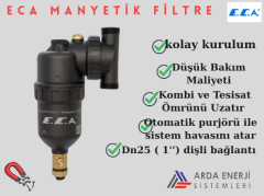 E.C.A. MANYETİK FİLTRE-2602499987- 1'' (DN25)