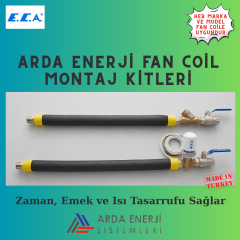 ARDA ENERJİ 1/2''( DN15) FAN COİL MONTAJ KİTİ-ECA vanalı