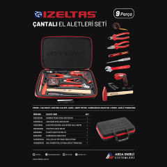 İZELTAŞ ÇANTALI EL ALETLERİ SETİ
