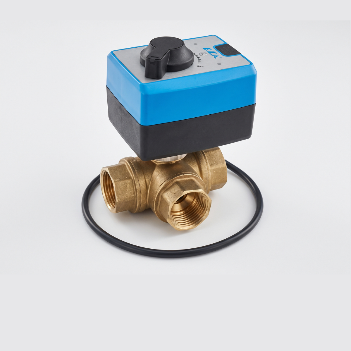 E.C.A. 3 Yollu Motorlu Küresel Vana – DN25 (1'')